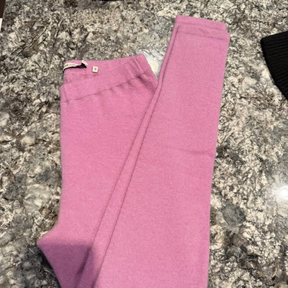 Black Goat Cashmere Leggings